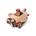 Wooderful Life wooden music box - bird monoplane (Variations on Canon in D)
