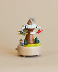 Wooderful Life wooden music box - aeroplane