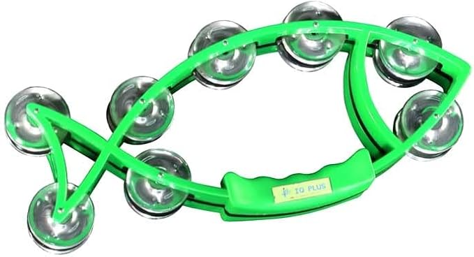 Green Fish Tambourine
