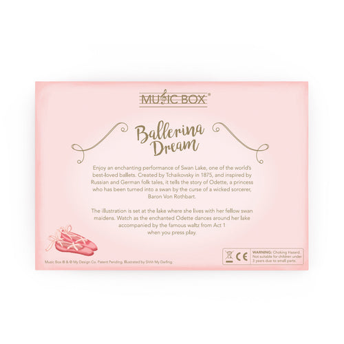 Ballerina Dream Music Box Card